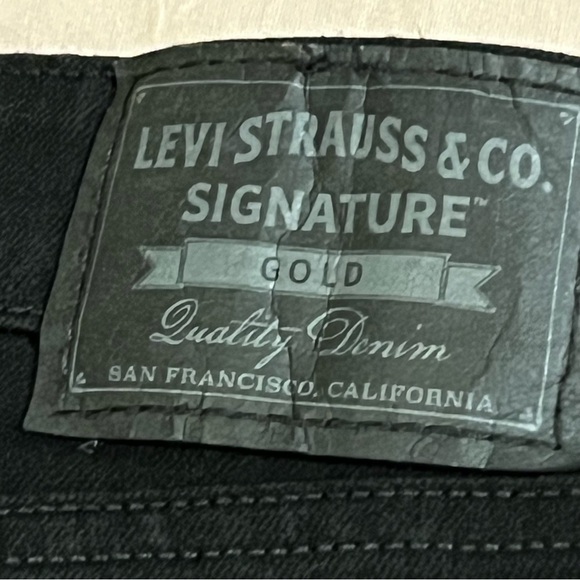 Levi Strauss Signature Gold Comfort Flex Reg Fit Straight Stretch Denim Men31x30 - Picture 4 of 13